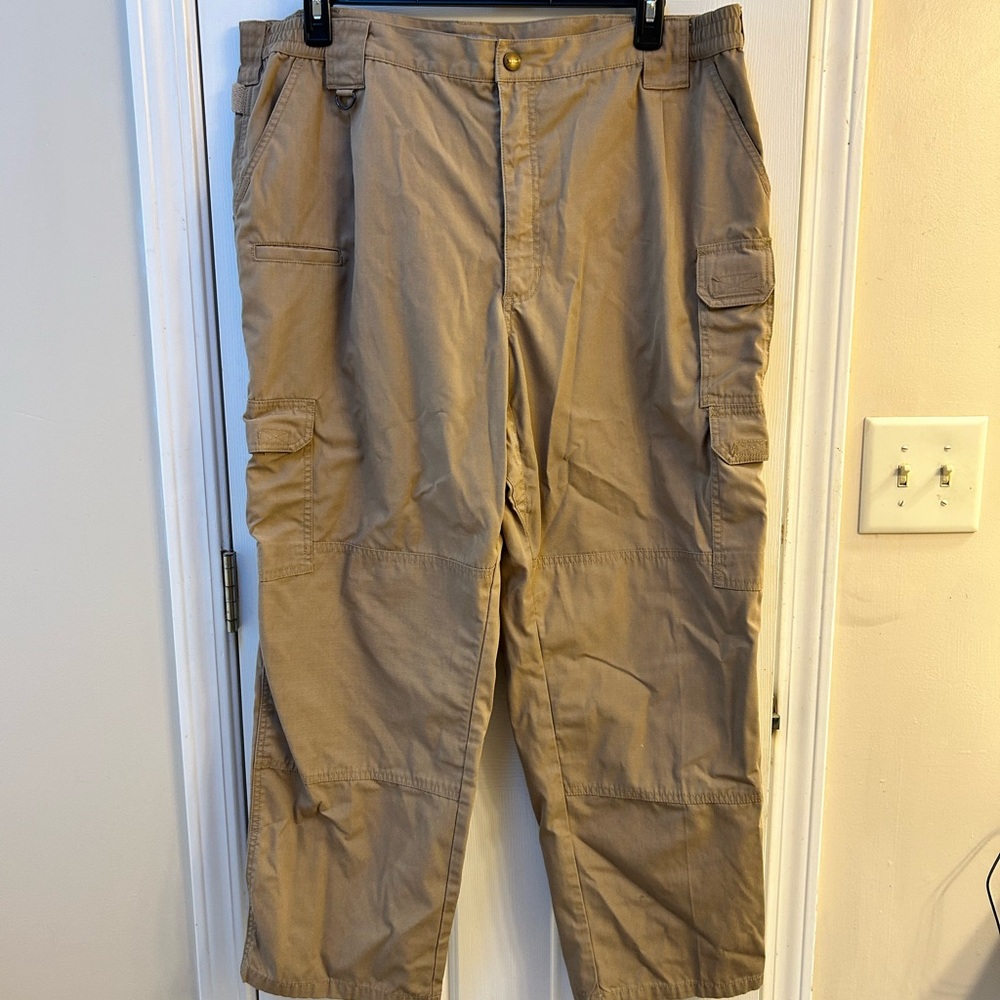 5.11 Tactical Khaki Men's Cargo Pants - Utility Pockets